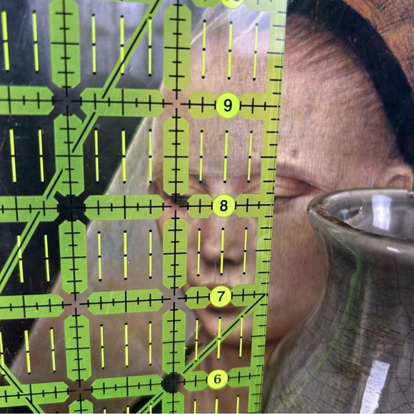 Studio Pottery Trio Bud Vases Crackle Glaze Sculptural| Vintage Luxury Set of 3 - Picture 13 of 16